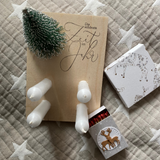 Adventsbrettchen mit Zubehör