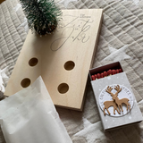 Adventsbrettchen mit Zubehör