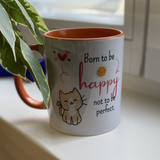 Wieder da: Mausepeter-Tasse weiß/orange (Preis incl. bruchfeste Verpackung und Versand)