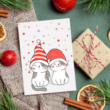 Weihnachts-Postkarte "Freunde"