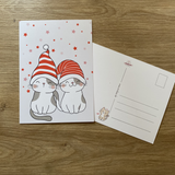 Weihnachts-Postkarte "Freunde"